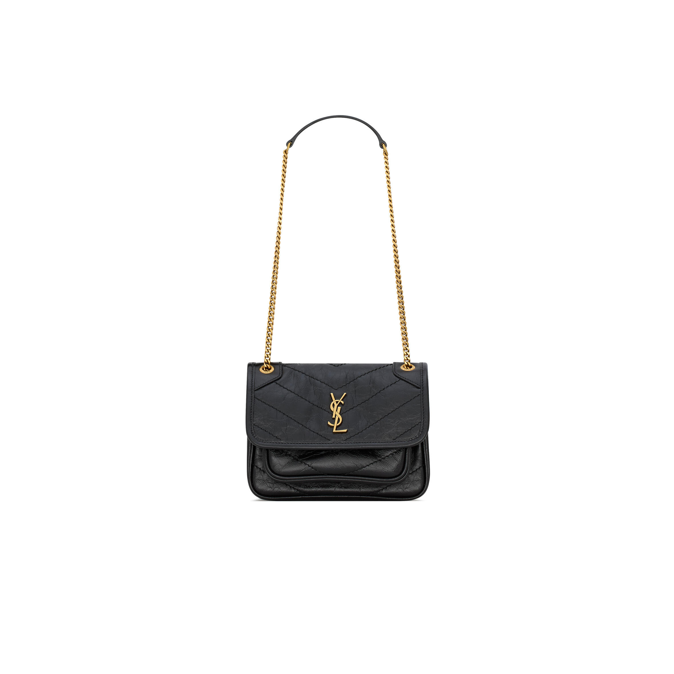 YSL NIKI BABY IN VINTAGE LEATHER 6331850EN071000 (21*16*7.5cm)